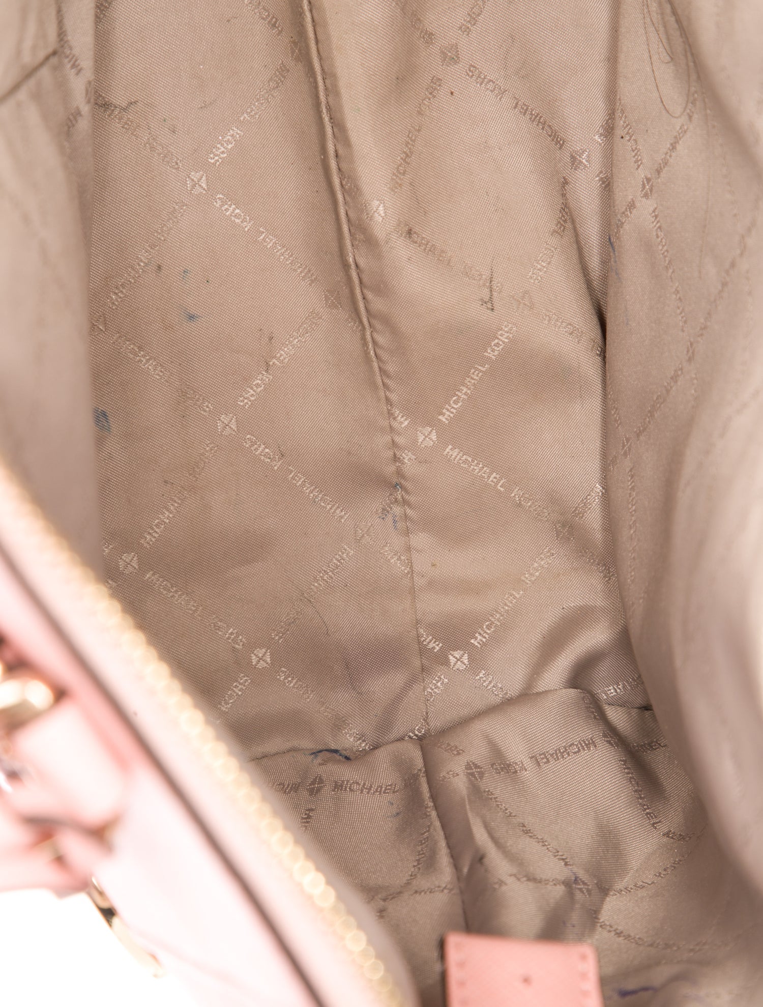 Michael Kors Saffiano Leather Top Handle Bag